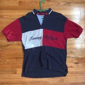 Vintage Tommy Hilfiger large men collar